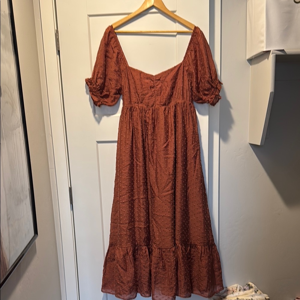 Elegant Brown Dress